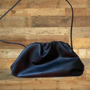 Dumpling black crossbody bag